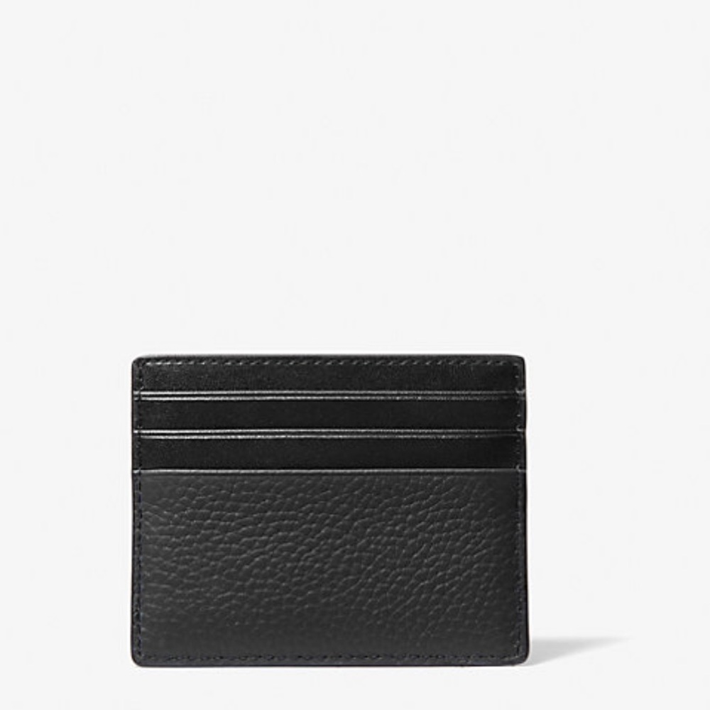 Michael Kors Cooper Pebbled Leather Tall Card Case - Picture 4 of 5